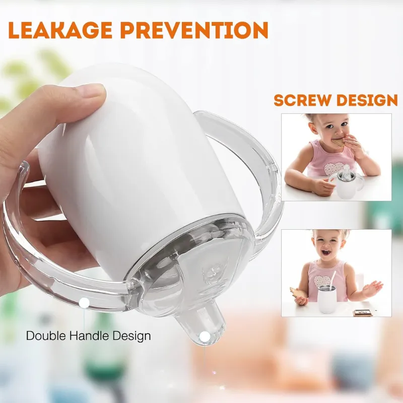 Customized Insulated Stainless Steel Sippy Cup with Spout Kids Bottle