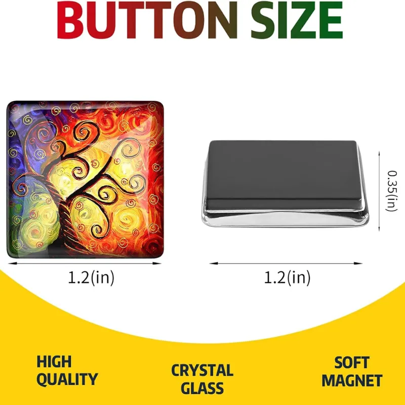 Customized Fridge Magnet-Square