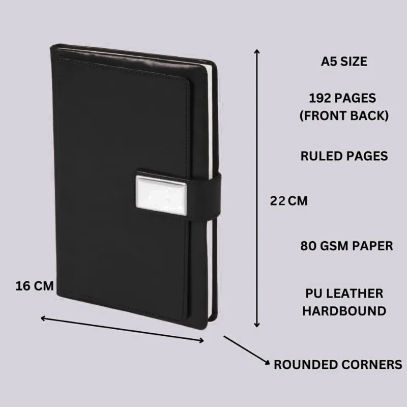 Infinite Thoughts Diary (Black)