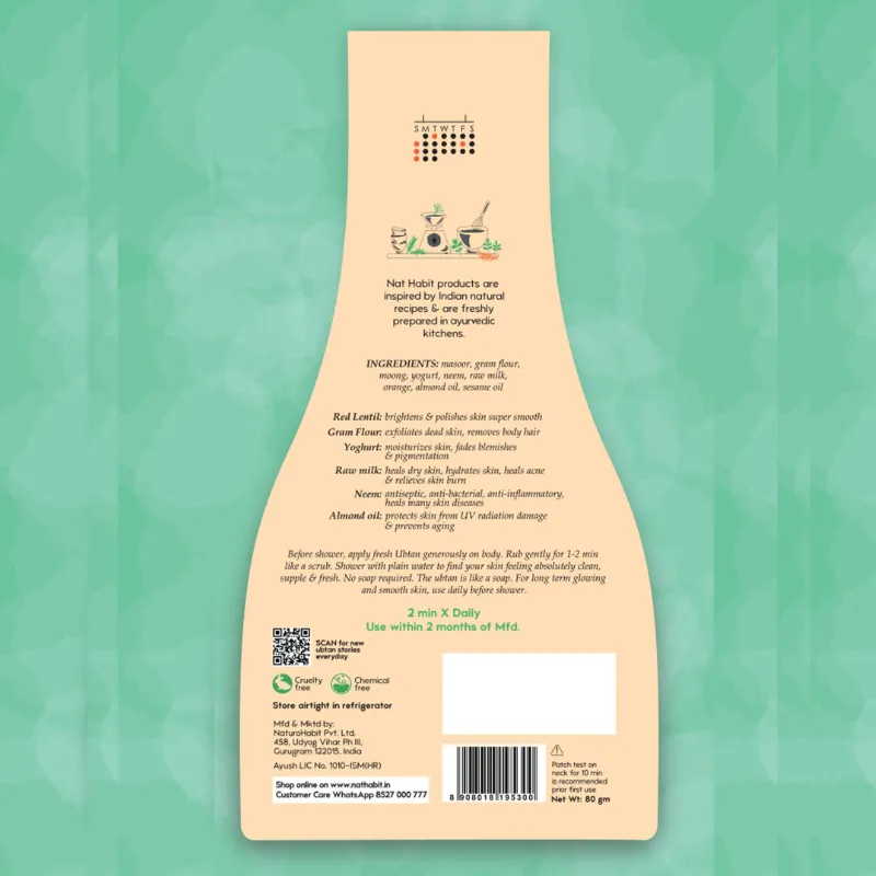 Masoor Ubtan Bath Rub