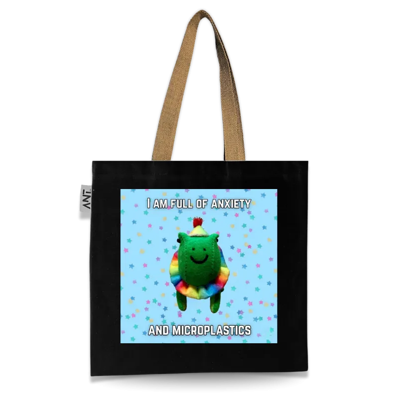 Iam Anxiety And Microplastic Tote Bag