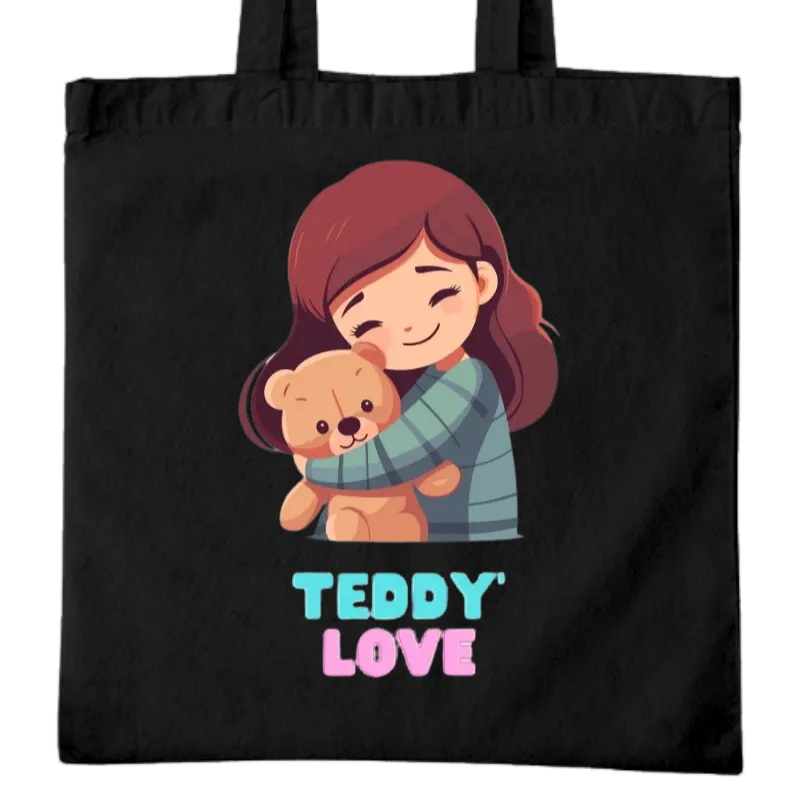 Teddy Love Tote Bag