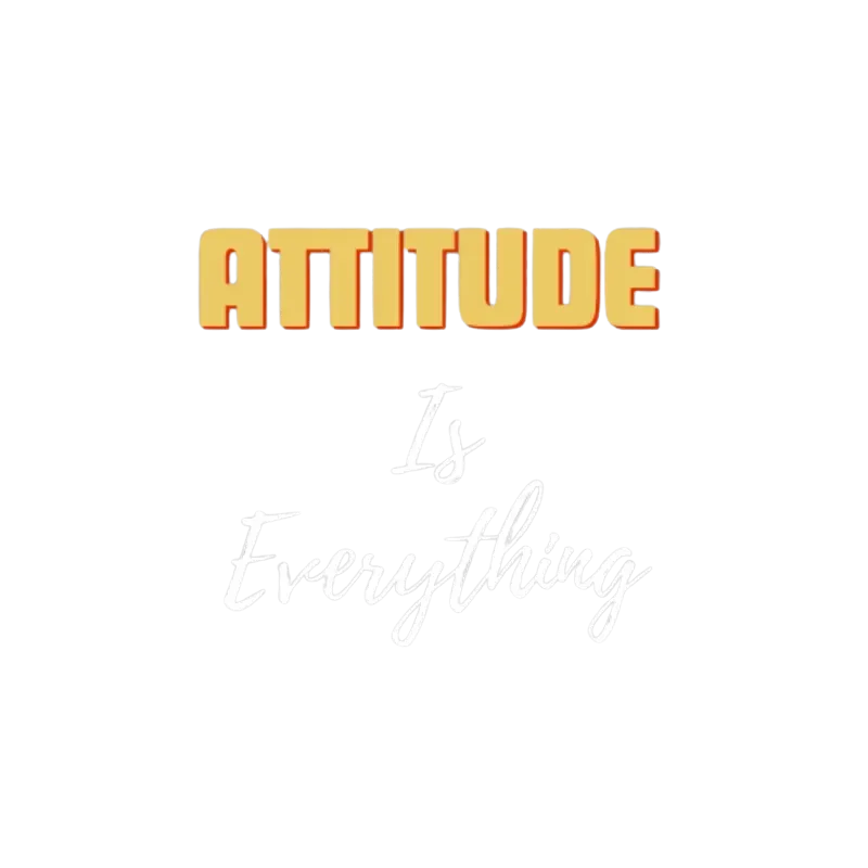 Attitude Is Everything Tote Bag