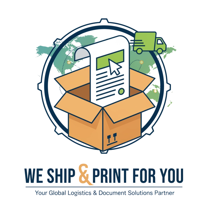 We print and ship for you – step 3 icon