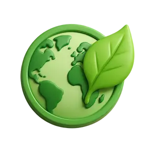 Eco-friendly sustainable category icon