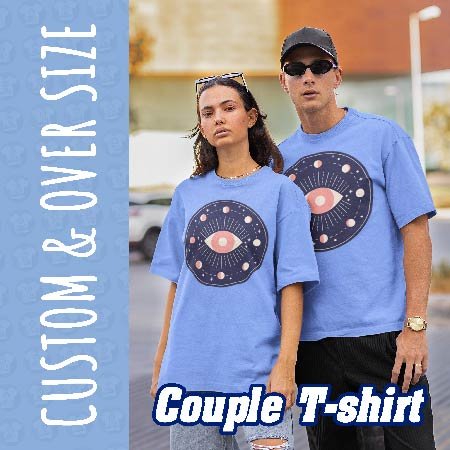 Teesgraphy couple T-shirt designs promotion